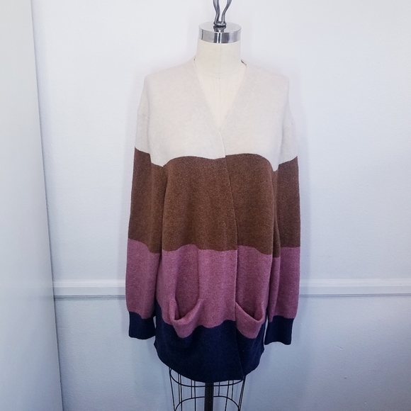 NEW Madewell | Kent Striped Cardigan XXL - Picture 6 of 12